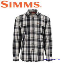 Рубашка Simms ColdWeather Shirt Gunmetal Logan Plaid
